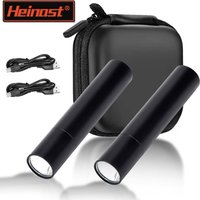 Mini Flashlight USB Rechargeable Aluminum Alloy Flashlight Super Bright LED Long-range Portable Flashlight Emergency Lamp