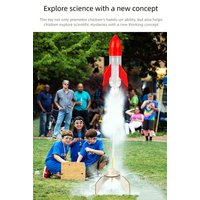 Cool Fun STEAM DIY Rocket Sprinkler Water Splash Backyard Outdoor Play Toy Physics Model Science Experiment Kit Gifts for Adults