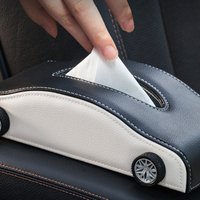Car paper towel box, creative car interior paper box, car paper box decoration products