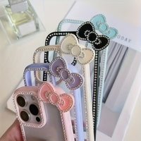Luxury Transparent Diamond Jewelled Phone Case For iPhone 11 12 13 14 15 16 17 Pro Max Plus Air Glitter Bumper Back Cases Cover