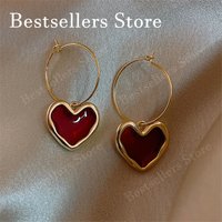 925 Sterling Silver with 18K Gold Plating Heart Earrings: Fashion Charm, Women's Gift, Wedding Jewelry