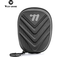 AliExpress West Biking WEST BIKING 3D Embossed Bicycle Hard Shell Saddle Bag Waterproof Quick Release Bike Rear Tail Storage Bag Cycling Seat Accessory
