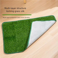 Pet Artificial Grass Dog Toilet Mat Washable Non Slip Puppy Potty Training Pad Cat Urine Carpet Indoor Outdoor Pet Supplies