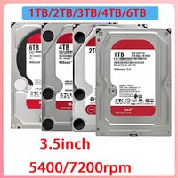 VVD Red NAS 4TB 3TB 3.5" Internal Hard Drive HDD SATA 6GB/S 2TB 1TB SATA 64 MB Cache HDD For Desktop WD10EFRX WD20EFRX WD30EFRX