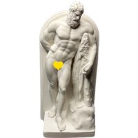 Artwork Hercules Statue Creative Character Gypsum Statue Sculpture Decoration Desk Decorative Art Aesthetic Decoration