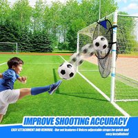 Free Kick Practice Positioning Pocket Football Goal Target Net Improve Precision Training Equipment
