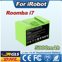Bateria 14.4V 5000mAh do iRobot Roomba i7, akumulator do serii Roomba e i i3 i3+ i4 i4+ i5 i6 i7 i7+ i8 E5 5150 E6 6198