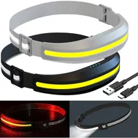 Super Bright COB Headlamp Red and White Dual Light Sources Lamp Work LED Head Lamp Outdoor Camping Fishing Running Headlights