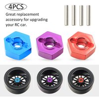 4 Pcs 1/10 RC Car 12 MM Aluminum Hexagon Wheel Hex Seat Mount Hub Pins Toy Car Parts For Wltoys A949 A959 A969 A979 K929