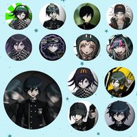 Anime Dangan-ronpas Badges Tinplate Soft Button Pin Brooch Metal Badge Custom Jewelry Accessories Hat Bag Lapel