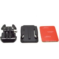 Quick Release Buckle Curve Surface Base Mount Adapter For Gopro Hero 13 12 11 8 7 5 DJI Insta360 Camera Helmet Kit Accessories