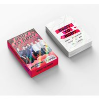 124 Laser-Karten Koreanische Boyband BODY TO BODY Merch Flash-Aufkleber Doppelseitige LOMO-Karten Fan-Sammelgeschenk