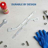*2Pcs Front Bumper Repair Metal Plate Buckle Broken Opening Rotten Buckle Repairer Bracket For 3 Axela 2013-2019 For