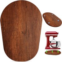 KitchenAid 5-8Qt Wooden Mixer Slider, Sliding Pad, Countertop Mobile Tray, Stand Mixer Mobile Accessories for Kitchen Aid