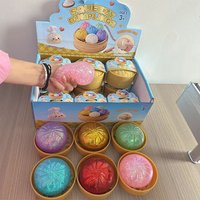 Glitter Dumpling Glitter Dumpling Squishy with Box Dumplings Sensory Squeeze Toy for Stress Relief C