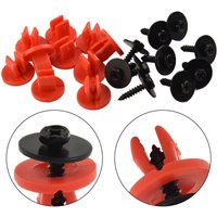 20PCS/10set for Ford Focus/Mondeo Mk2 Engine Undertray Clips - Car Protection Cover Kit with Screws, Undercarriage Fastener Set