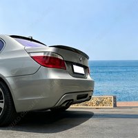 AC Style Car Rear Trunk Spoiler Wings For BMW 5 Series E60 520i 525i 530i 535i 520d 525d 2004-2009 Tuning Gloss Black Bodykits