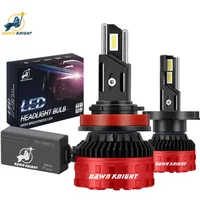 DAWNKNIGHT P7 MINI 60W H7 Led Headlight Bulbs 6000K 4300K LED H4 H11 HB3 9005 HB4 9006 Led Double Copper Tube 12V 2pcs
