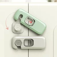 1/2/3 PCS Child Safety Cabinet Lock Security Protection Home Refrigerator Safety Buckle Baby Anti-Pinch Hand Drawer Door Locks