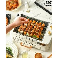 G-26 Automatischer Rotierender Spieß Elektrischer Barbecue-Grill Leichter Rauch Multifunktionale Indoor-Heimgrillmaschine