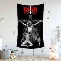 FLAGoal 3X5FT Dark M-Marduk Band-Flagge Beliebtes Metal-Musik-Poster Künstlerisches Banner für Fans