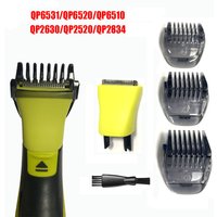 5 Pcs New Style Shaver Replacement Heads Beard Trimming Comb Applicable for Philips QP2630/QP2520/QP2834/QP6531/QP6520/QP6510