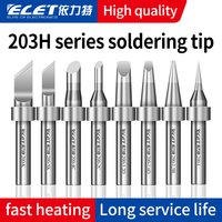 The 200 series universal soldering iron tips 200-B, 200-I and 200-K are used as soldering tools for rapid 203/205H soldering sta