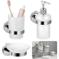 Wall Mount Cup and Toothbrush Holder Modern Bathroom Organizer for Multiple Cups Adjustable Dividers Space Saving Storage Rack