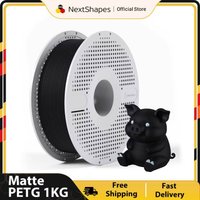 NextShapes Matte PETG 3D Printer Filament Reusable Spool 1kg/Spool (2.2 Pounds) Suitable For Bambu Lab FDM Printer