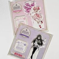 Madoka Magica Kaname Madoka Akemi Homura Anime 15cm Cosplay Acrylic Desktop Stand Figure Collection Souvenir