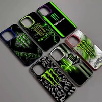 M-MonsterS LOGO Energy Colorful Phone Case For IPhone 17 16 15 14 13 12 11 Pro Max Plus Matte Cover