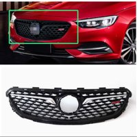 With LOGO Modified Front Racing Grille Grills Radiator For Buick Regal /GS 2017 2018 2019 Bumper Mesh Trims Cover Opel Insignia