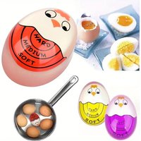 Egg Timer & Egg Cooking Timer, Soft Hard Boiled Egg Timer That Changes Color When Done Home Kitchen Cooking Clock JDGJ013