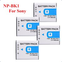 NP-BK1 3.7V 950mAh Battery for Sony S750 S780 S950 S980 W190 W370 W180 DSC-S950 MHS-PM1950