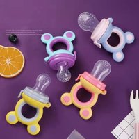 Baby Teether Nipple BPA Free Fruit Food Feeder for New BornSilicona Teethers Fresh Food Nibbler Pacifier Clip Baby Accessories