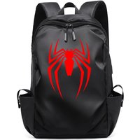 Street Spider Pattern Printed Men Laptop Backpacks Black High School Bags Teen College Girl Boy Backpack USB Charging