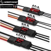 Hobbywing Skywalker sans brosse ESC 40A 50A 60A 80A 100A V2 UBEC RC contrôleur de vitesse pour RC Drone avion hélicoptère quadrirotor