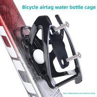 Bicycle Airtag Locator Can Be Installed Water Bottle Holder Road Mountain Bike Positioning Anti-theft Water Cup Holder