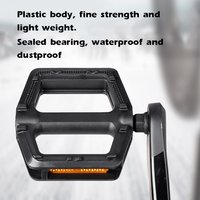 AliExpress NONE 1 Pair Fine Quality Portable Bike Pedals Plastic Road Bike Double Pedals Cycle Mountain Bike Parts Mountain Bike Parts