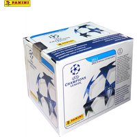 Panini Champions League Stickers Mega Box 50 Packets - 2012-13 Full Season Soccer Cards Collection with Rare Shiny Foil Cards
