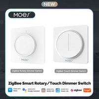 New ZigBee Smart Rotary/Touch Light Dimmer Switch Smart Life/Tuya APP Remote Control Works with Alexa Google Voice Assistants EU