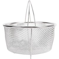 Pressure Cooker Strainer Multifunctional Stainless Steel Pressure Cooker Steam Basket for Frying Food Pressure Cooker Strainer