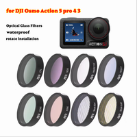JSR Optical Filter for DJI Osmo Action 5 Pro 4 3 Lens Filter Kit ND8 ND16 ND32 CPL Set Polarizer Camera Lens Accessories