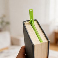 Creative Zipper Bookmark, Reading Note Clip, Student Book Marker for Notebooks & Reading Books