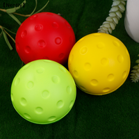 1/3pcs Durable Indoor Pickleball Balls 74mm Training Paddle Ball PU Foam Pickleball Soft Silent For Competition Practice〔Nest〕