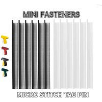 Standard 0.5Cm Tagging Fasteners White and Black Standard Tagging Barbs Price Tag Attachments Suitable for Standard Tag Devices