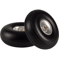 2PCS Rubber Wheel Tire for RC Airplane Model 2.75inch 3inch 4.5inch