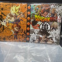 Dragon Ball Super Saiyan Goku Collectible Card Album 4 Compartments Can Hold 240 Pcs Card Matte Touch Shell Card Album Gift