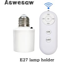 AC85V-265V E27 8m Wireless Remote Control Timer Switch Lamp Holder House Multi Light Switch Baby Room Bedroom Bulb Timer Switch