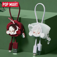 POP MART Skullpanda The Ink Plum Blossom Series -Data Cable Type-C Blind Box Guess Bag Desktop Decoration Cute Model Gift Girl